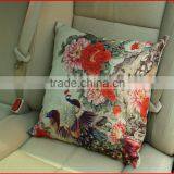 Fashion Digital Printing Custom Printed Cushion With Birds thumbnail-3
