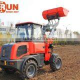 Qingdao Everun New Design Strong Mini Front End Loader 1 Ton Wheel Loader With Mixer Bucket thumbnail-6