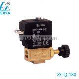 1/4" Brass Electric Steam Generator 24V 110V Solenoid Valve ZCQ-180 thumbnail-1