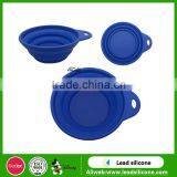 Collapsible Silicone Pet Dog Bowl,Silicone Foldable Pet Feeding Bowl thumbnail-3