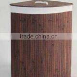 Store More Folding Laundry Baskets With Lid Bamboo Hampers thumbnail-1