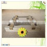 Natural Small Square Window Chocolate Wood Shadow Boxes thumbnail-3