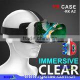 High Quality 3d vr Bluetooth Headset Glasses VR CASE A2 All In One for Movie and Game thumbnail-5