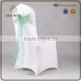 Transparent Cheap Organza Chair Cover thumbnail-5