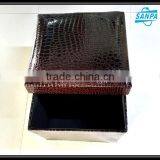 2016 Useful Foldable PU Leather Storage Chair,Storage Stool thumbnail-2