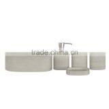 Hot Sale Excellent Quality Resin Bathroom Accessories Set thumbnail-1