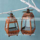 Antique Cast Iron Candle Holder Wind Lights Handmade Candle