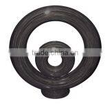 High Quality Best Selling Modern Black Bamboo Double Ring Sculpture From Vietnam thumbnail-1