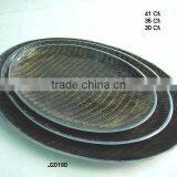 Cast Aluminum Trays With Enamel, Also Available in Food Safe Enamel and Metal