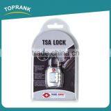 Toprank Factory Directly Sale Colorful Zinc Alloy TSA Safty Luggage Combination Padlock Travel Suitcase Luggage 3-Dial TSA Lock thumbnail-2