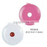 Mini Size Round Shape Plastic Measuring Tape Ruler thumbnail-1