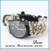 Camping and Hiking Expedition Watch With Handmade Paracord 550 Watch Band thumbnail-5