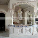 Luxury House Decor Stone Carving Cantera Stone Columns thumbnail-2
