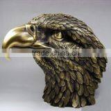 Metal Garden Sculpture Grande Home Decorations Antique Bronz Kartal Kafa Heykeli thumbnail-2