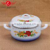 Cheap Price 5pcs Persimmon Typemulti-purpose Enamel Casserole / Cookware Set thumbnail-3