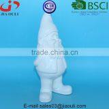 Table Centerpieces Christmas Decorations White Ceramic Santa Claus thumbnail-3