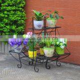 2016 Wholesale Originality White Metal Flower Pot Stand Outdoor Indoor thumbnail-2
