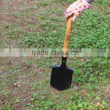 Round Point Rectangle D Shaped Wood Handle Mini Garden Steel Shovel thumbnail-4