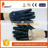 DDSAFETY 2017 Blue Nbr Coated Finger Tip Gloves thumbnail-1