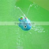 hottest plastic water spray automaticly whale toy, water toys for pool