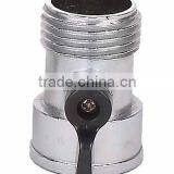 3/4" Zinc Hose Coupling With Valve thumbnail-1