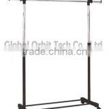 Adjustable 2-tire Rolling Stainless Steel Clothes Drying Rack thumbnail-5