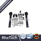 Carbon Steel European American Style Sliding Door Hardware Track And Roller Wheels Stop For Wooden Door thumbnail-1