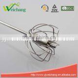 WCW033 Stainless Steel Rotary Egg Whisk, Egg Beater,Stainless Steel Wire Manual Whisk Rotary Egg Beater Hand Mixer Kitchen Gadge thumbnail-2