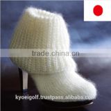 Knit Boots Silk Mohair Short Boots