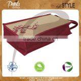 Jute Wine Bag With Padded Rope Handle for Two Bottle thumbnail-5