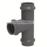 HIGH QUANLITY EXPANING EQUAL TEE OF PVC GB STANDARD PIPES & FITTINGS FOR WATER SUPPLY