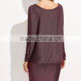 Hot Pink Long Sleeve Elastic Cotton Warm Party Dresses Vestidos Sexy Mini Pencil Club Bodycon Bandage Dress thumbnail-6