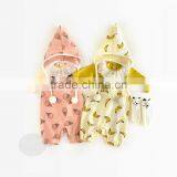 Organic Cotton Wholesale Baby Clothes Fruit Printed Newborn Jumpsuit thumbnail-4
