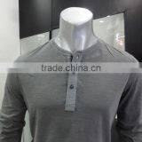 Branded Mens Henley Neck Surplus T-Shirts With Fold Up Sleeves thumbnail-5