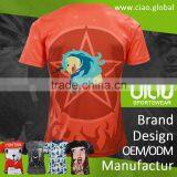 Wholesale Clothing Customized Logo Short Sleeves Fitness T-shirt thumbnail-4
