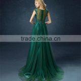 Sexy See Through Lace Corchet Trim Beaded Bridesmaid Dress Sleeveless Halter Wedding Dress Prom Dress thumbnail-2