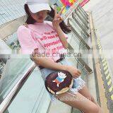 Dubai Fashion Women Bag Lady Wholesale Cheap Handbags Chain Round Design Beauty Small Bag thumbnail-3