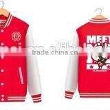 100% Polyester Wholesale Customized Man Woman Baseball Jacket thumbnail-2