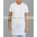 High Quality Custom Long Hem T-shirt thumbnail-1