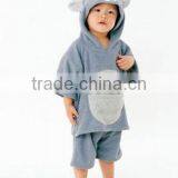 Hood 100% Cotton Towel Girls and Boys Baby Bathrobes thumbnail-1