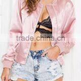 Runwaylover EY1019C Europe Style 2016 Women Pure Color Bomber Jackets thumbnail-2