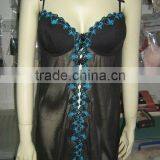 2015 Most Popular Fantastic Black Lace Transparent Camisole thumbnail-1