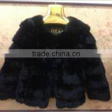 Short Paragraph Round Neck Seven Sleeves Fur Coat Autumn and Winter Women Fashion Warm Wholesale Custom thumbnail-3