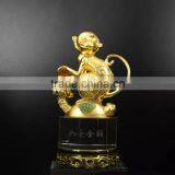Beautiful Gold Plated MONKEY TROPHY FOR BUSINESS GIFT thumbnail-5