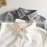 Fashion Embroidery Summer Ladies/mans Shirt thumbnail-5