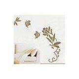 Flowers And Butterflies Decorative Wall Flower Sticker A0188