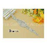 Sew on Bling Bridal Rhinestone Beaded Applique For Wedding Dresses thumbnail-1