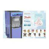 Pre-Cooling System Soft Serve Ice Cream Machines , Auto Cleaning System