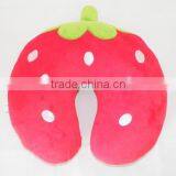 Useful Fruit Style Neck Pillow Stuffed Strawberry Shaped Plush Neck Pillow thumbnail-1