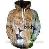 Unisex 3D Bitch Tiger Sweatshirts/wodg Plus Size 3d Printed Hoodies/ Fashioable Christmasr Jacket
